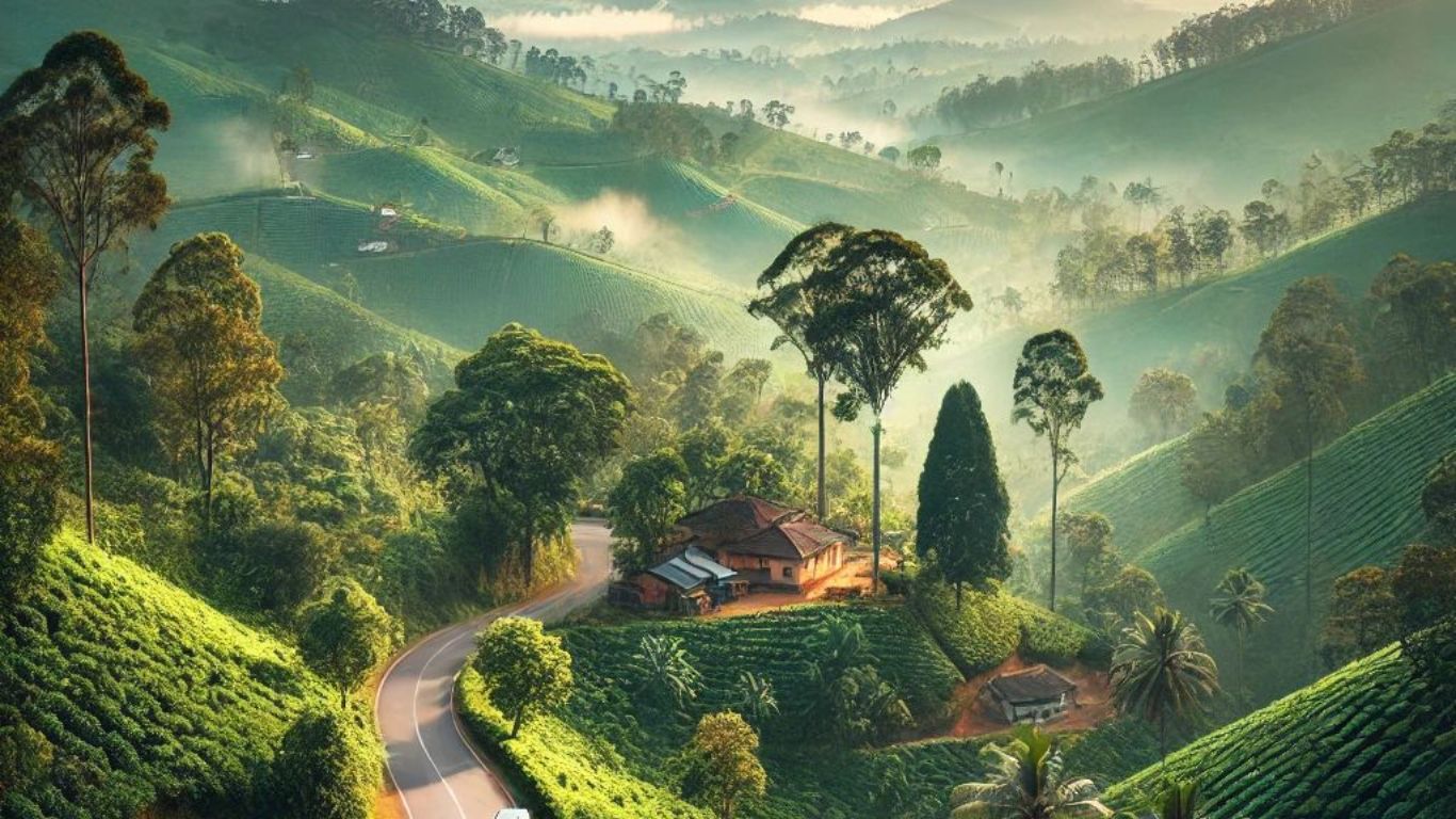 3 Nights 4 Days Mysuru Coorg tour package from Mysore showcasing Coorg hills, coffee plantations and scenic road journey