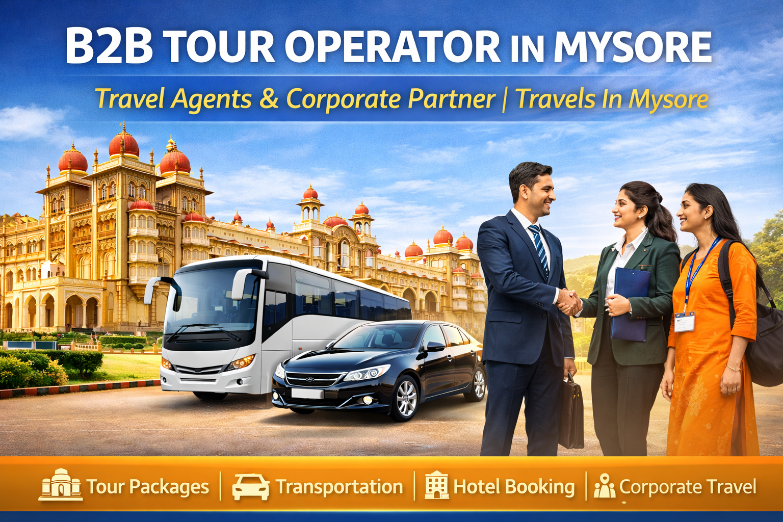 B2B tour operator in Mysore providing complete travel solutions for travel agents and corporates