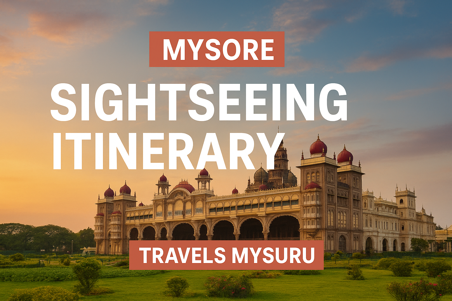 Mysore Sightseeing Itinerary