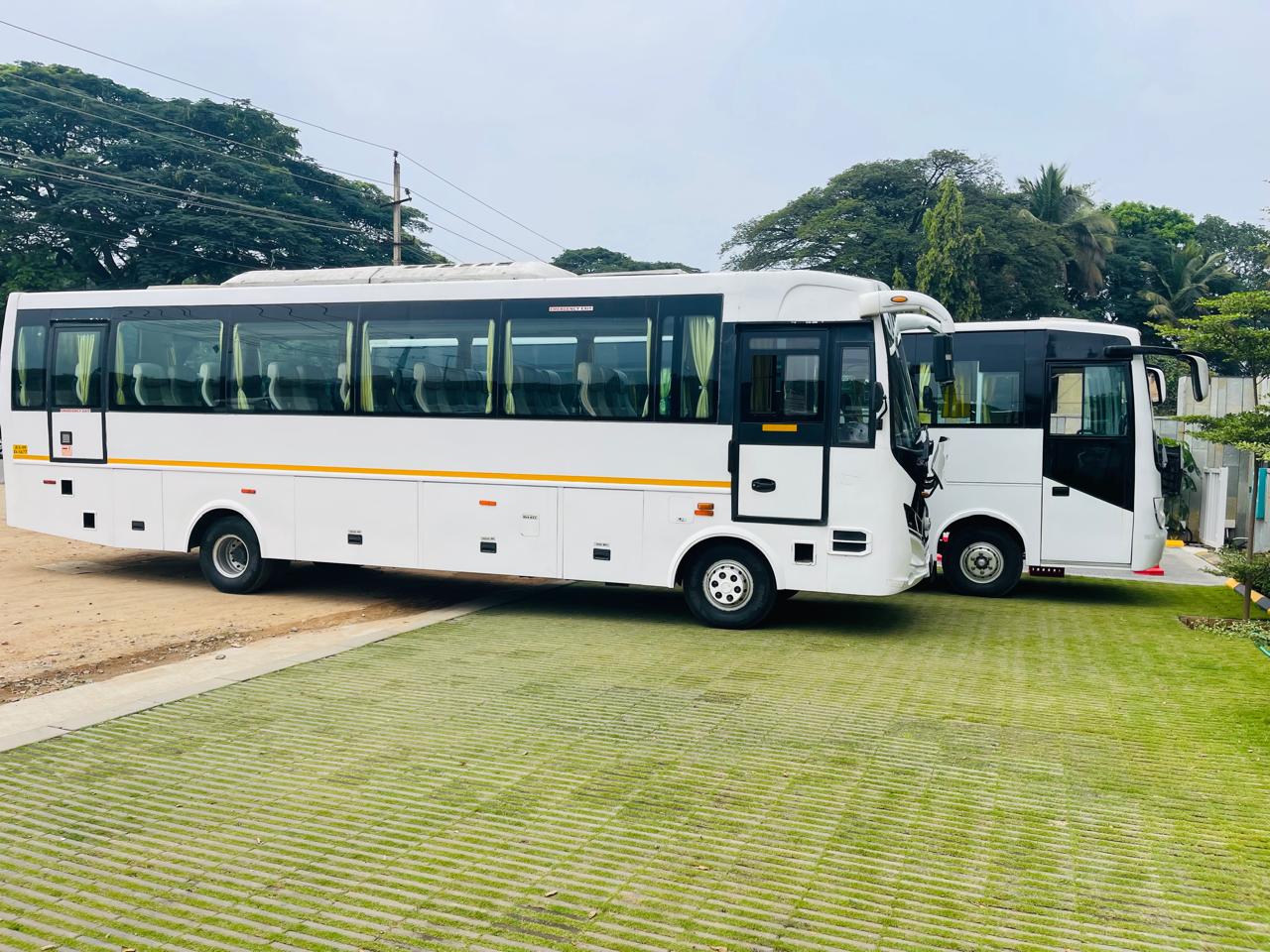 Bus tour agency in Mysore by Travels In Mysore offering luxury bus rental, Karnataka tourism tours and group travel services